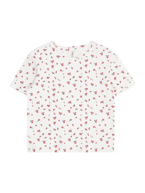 ONLY GIRLS Bluser & t-shirts 'KOGBELLA'  gran / knaldrød / hvid