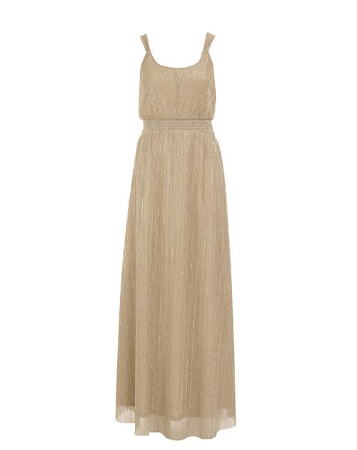 WE Fashion Festkjole  guld