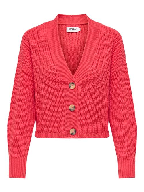 ONLY Cardigan 'ONLCarol'  brandrød