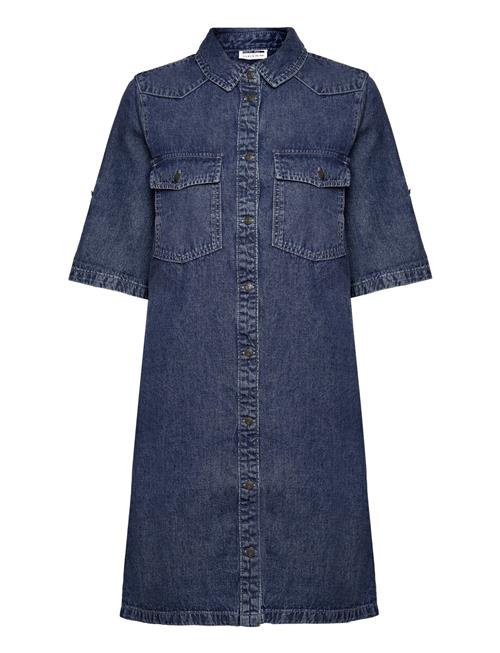 Nmnew Signe S/S Denim Dress Vi002Mb Noos NOISY MAY Blue