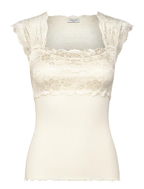 Rwbalta Ss Lace Top Rosemunde White