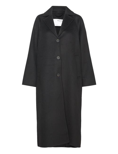 Slfnew Tama Handmade Wool Coat B Noos Selected Black