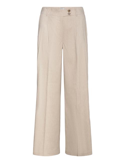 Se D6Zach Linen Wide Leg Pants Dante6 Beige ved Booztlet