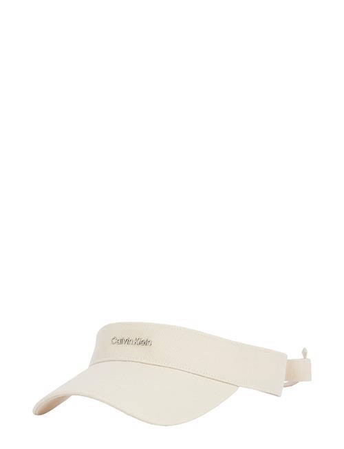 Calvin Klein Cotton Twill Visor Calvin Klein Cream