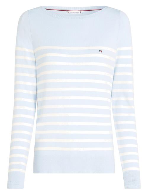 Co Jersey Stitch Ls Boat-Nk Swt Tommy Hilfiger Blue