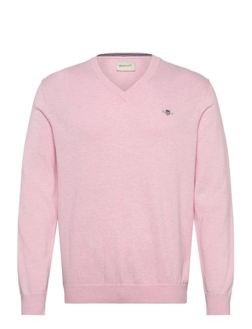 Classic Cotton V-Neck GANT Pink