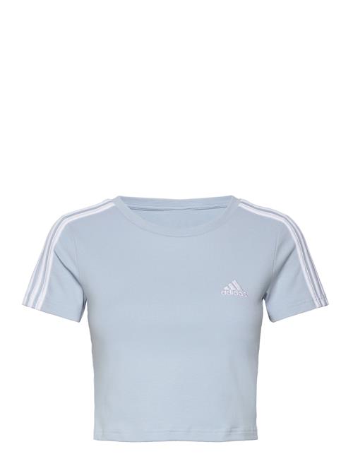 Se W 3S Baby T Adidas Sportswear Blue ved Booztlet