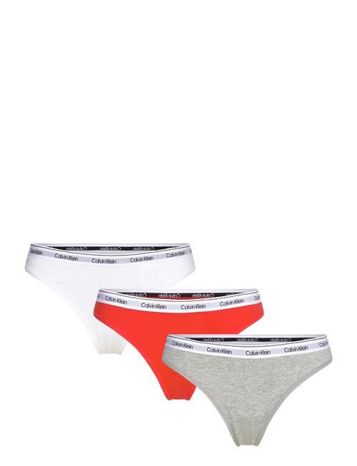 Thong 3Pk Calvin Klein Patterned