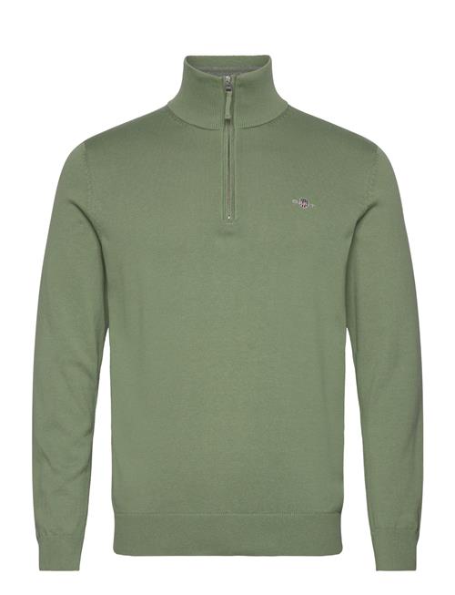 Classic Cotton Half Zip GANT Khaki