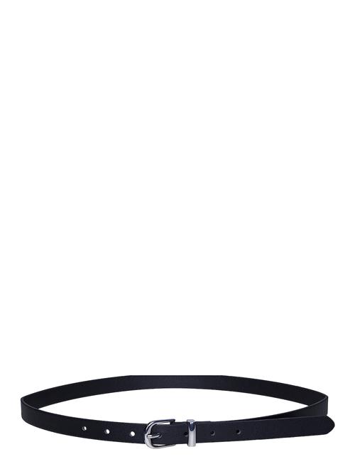 Pcmyra Slim Belt Noos Wb Pu Pieces Black