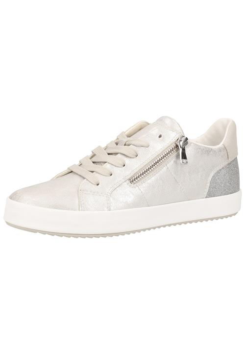 GEOX Sneaker low 'Blomiee'  sølvgrå / sølv / hvid