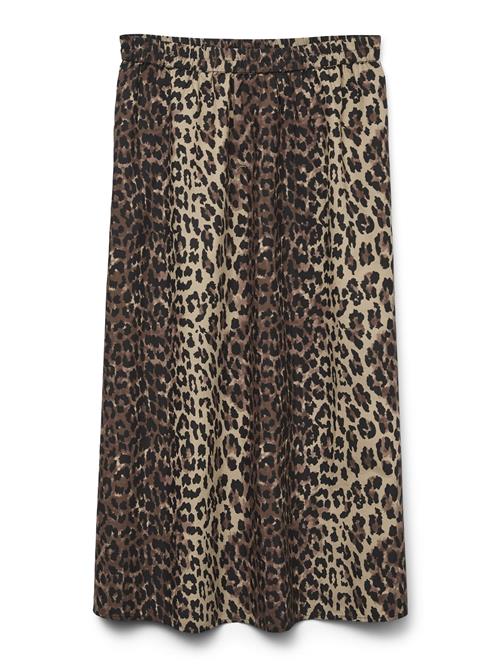 VERO MODA Nederdel 'ELLY'  beige / brun / sort