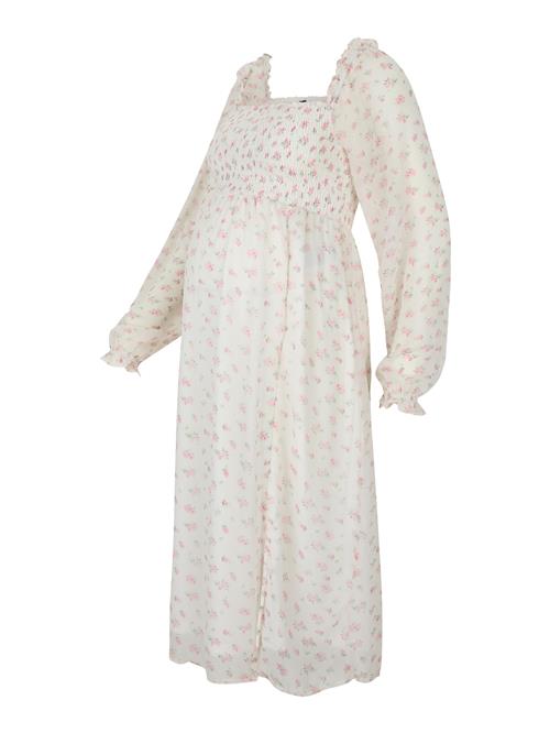 Vero Moda Maternity Kjole 'VMMSMILLA'  græsgrøn / lyserød / hvid