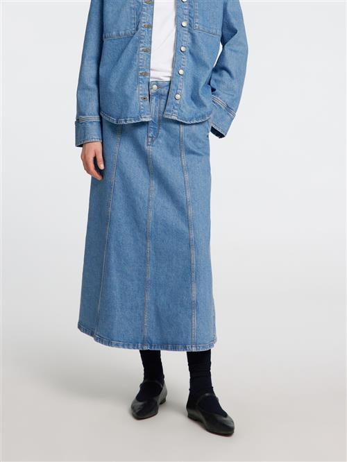 SELECTED FEMME Nederdel  blue denim