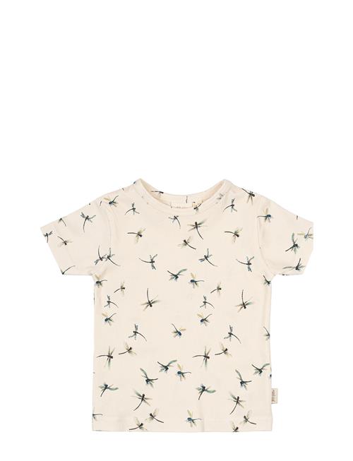 T-Shirt S/S Printed Petit Piao Cream