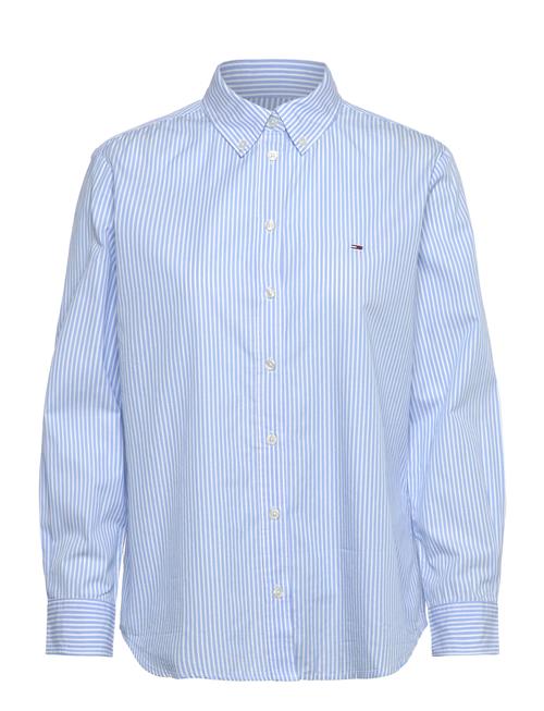 Tjw Reg Pinstripe Poplin Shirt Tommy Jeans Blue