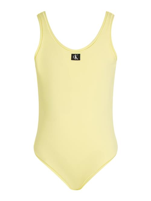 Calvin Klein Swimwear Badedragt  pastelgul