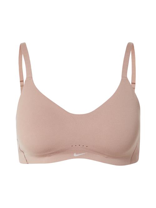 Se NIKE Sports-BH 'ALATE MINIMALIST'  nude / lysegrå ved About You