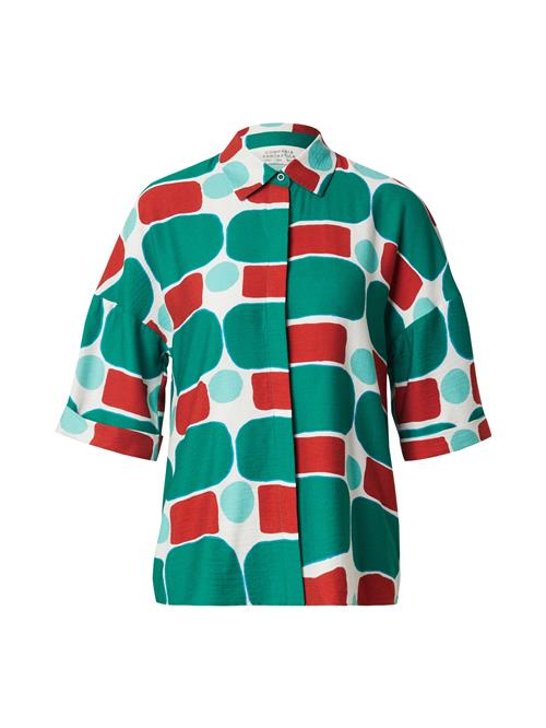 Compania Fantastica Bluse  mint / jade / oxid / hvid