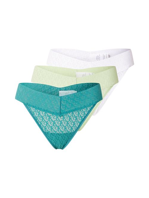Calvin Klein Underwear String  petroleum / lysegrøn / hvid