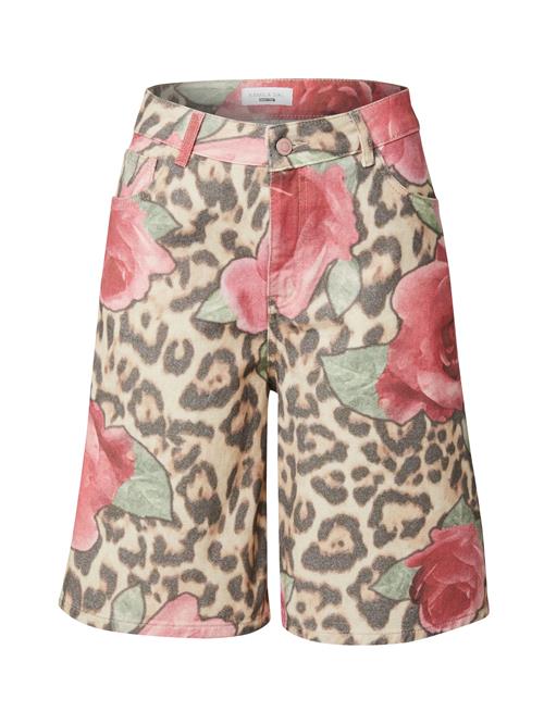 Kamila Šikl Jeans  cappuccino / mørkebrun / mint / pink