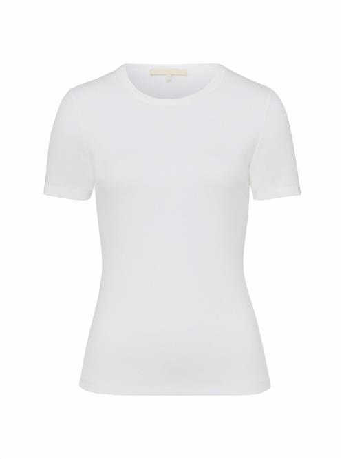 Les Lunes Shirts 'RYLIEE Rib'  hvid