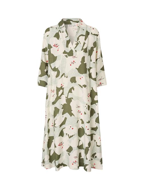 Masai Blusekjole 'Nikeetos'  creme / lysegrøn / pink / rød