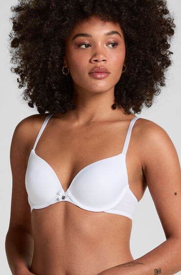Hunkemöller Formstøbt bøjle-bh Plunge hvid
