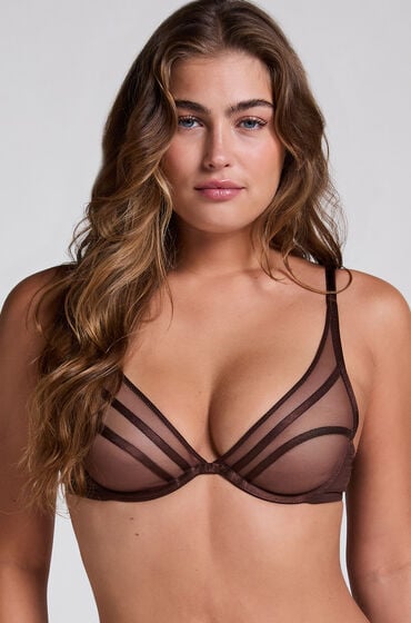 Hunkemöller Ikke-formstøbt bøjle-bh Rianne Brown