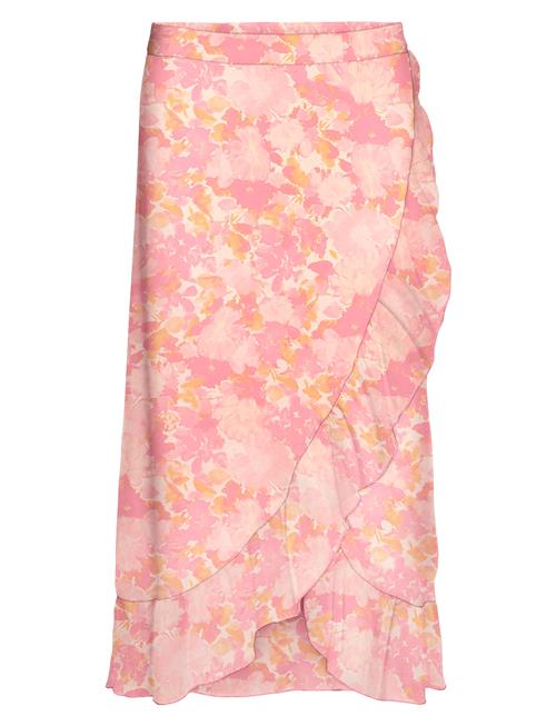 Vmsmilla H/W Wrap Skirt Wvn Ga Vero Moda Pink