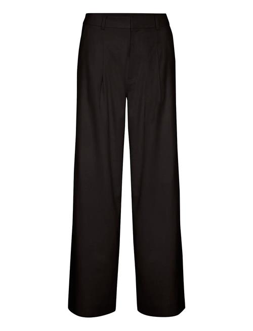 Se Elarahgz Linen Hw Pants Noos Gestuz Black ved Booztlet