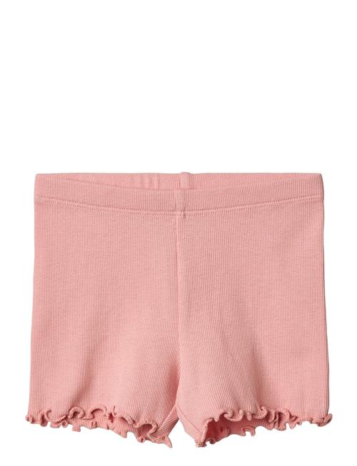Rib Shorts Sine Wheat Pink