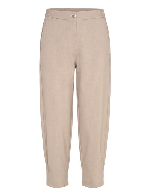 Pants From Freequent In A Soft Material. The Pants Have A Simple Silhouette With FREE/QUENT Beige