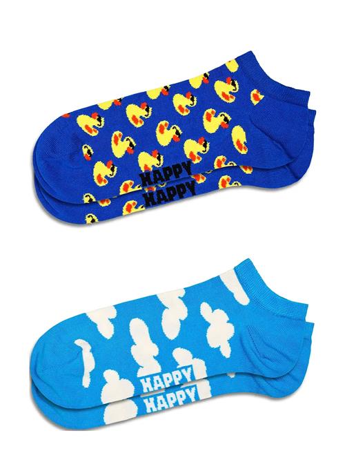 2-Pack Rubber Duck Low Sock Happy Socks Blue