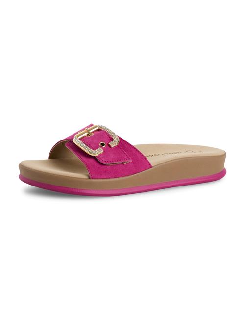 MARCO TOZZI Pantoletter  mørk pink