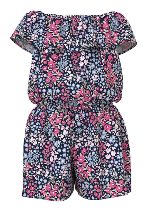 NAME IT Overall 'NKFVINAYA'  navy / royalblå / lysegul / pink