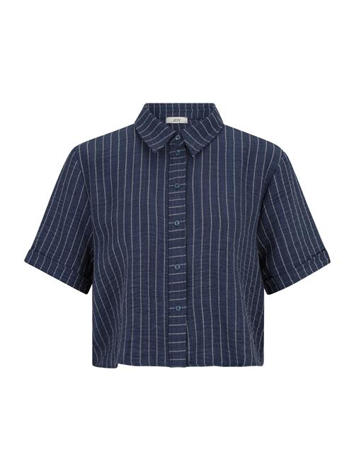 JDY Petite Bluse 'JDYPOWER'  natblå / offwhite