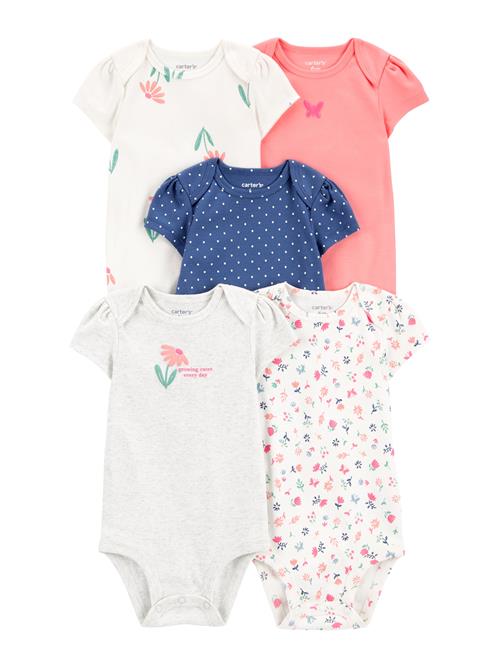 Carter's Sparkedragt/Body  mørkeblå / grå-meleret / pitaya / hvid