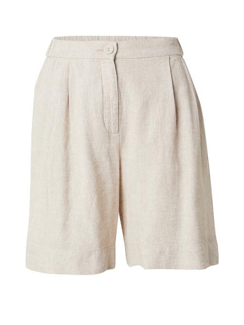 MSCH COPENHAGEN Bukser med lægfolder 'Pennie Ginia'  beige