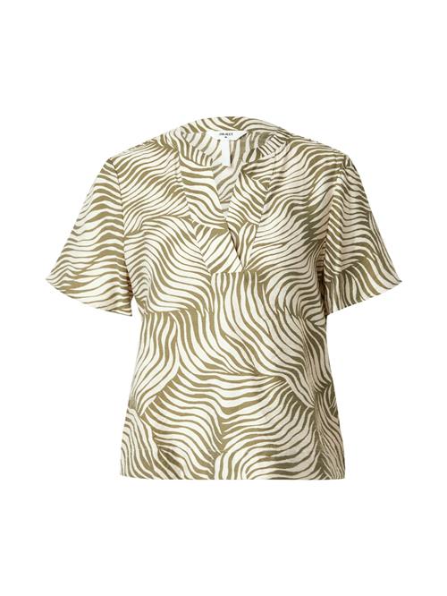 OBJECT Bluse  ecru / mørkebeige