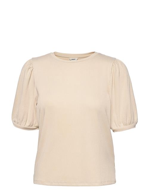 Objjamie S/S Top Object Beige