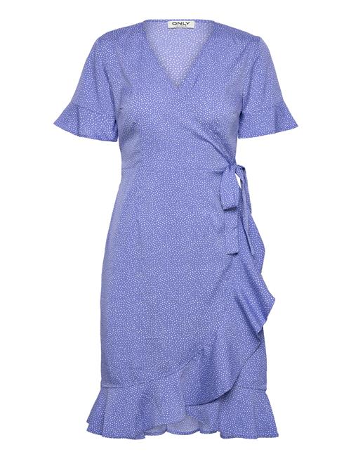 Onlolivia S/S Wrap Dress Wvn ONLY Blue