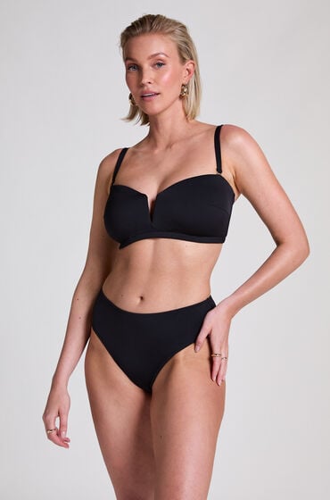 Hunkemöller Neopren Rio-bikinitrusse sort