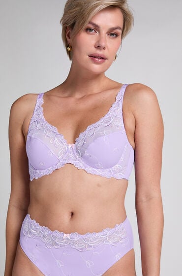 Hunkemöller Ikke-formstøbt bøjle-bh Diva lilla