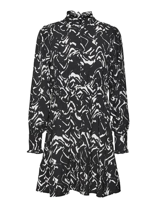 VERO MODA Blusekjole 'Cia'  sort / hvid