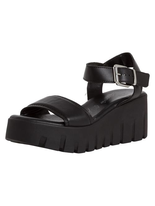 Tamaris Sandaler med rem  sort