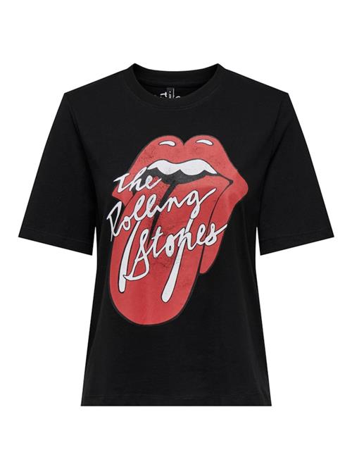 ONLY Shirts 'ONLROLLING STONES'  rød / sort / hvid