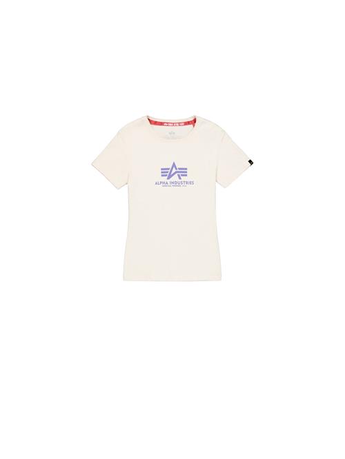 ALPHA INDUSTRIES Shirts  blå / hvid
