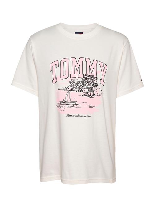Tommy Jeans Shirts  lyserød / sort / hvid
