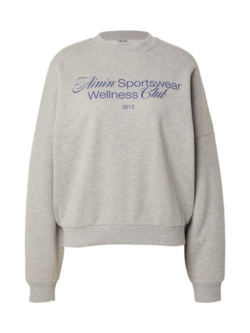 Se Aim'n Sportsweatshirt 'Wellness'  blå / grå-meleret ved About You